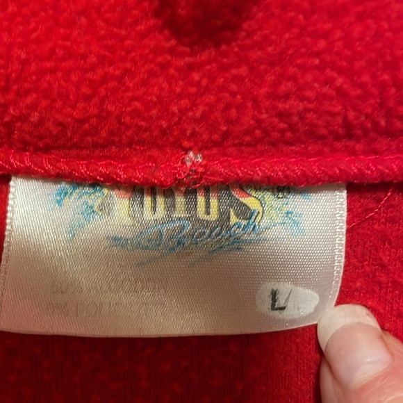 YoYo's Fleece Long Sleeve Top with 7 inch Zipper Size Large - Picture 4 of 7